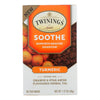 Twinings Tea - Tea Soothe Turmeric - Case of 6 - 18 Count