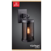 Globe Electric Morrissey 1-Light Black Vintage Wall Sconce