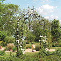 Gardman 90 in. H Black Steel Arbor