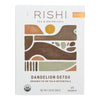 Rishi - Organic Tea - Dandelion Detox - Case of 6 - 15 Bags