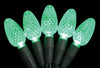 Celebrations  Platinum  LED C6  Light Set On A Reel  Green  24.5 ft. 50 lights