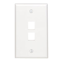 Leviton White 1 gang Thermoplastic Wall Plate 1 pk