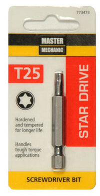 Torx 25 Screwdriver Bit, 2-In. (Pack of 6)