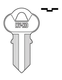 Hy-Ko Home House/Office Key Blank CG4 Double sided For Chicago Locks (Pack of 10)