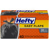 Hefty Easy Flap 30 gal Trash Bags Flap Tie 40 pk