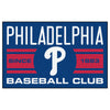 MLB - Philadelphia Phillies Navy Uniform Rug - 19in. x 30in.