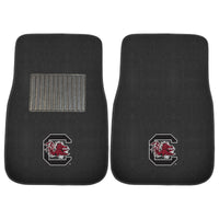 University of South Carolina Embroidered Car Mat Set - 2 Pieces