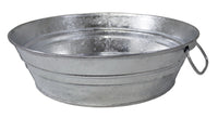 Flat Steel Tub, 3-Gal.