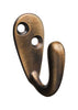 National Hardware Antique Brass Brown Robe Hook (Pack of 40).