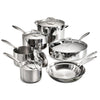 Tri-Ply Clad 12 Pc Stainless Steel Cookware Set