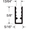 Prime-Line White Aluminum 5/16 in. W x 94 in. L Extruding Frame (Pack of 12)