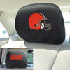 NFL - Cleveland Browns  Embroidered Head Rest Cover Set - 2 Pieces