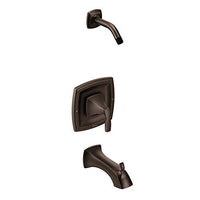 Oil rubbed bronze Posi-Temp(R) tub/shower