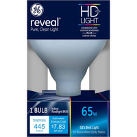 GE Reveal 65 watts BR30 Incandescent Bulb 445 lumens Soft White Floodlight 1 pk