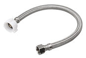 B And K Industries 496-105 3/8" X 7/8" X 20" Braided Stainless Steel Toilet Supply Line