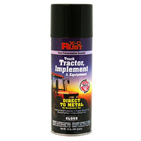 Rust-Preventative Enamel, Paint & Primer for Metal, Truck, Tractor, Implement & Equipment, Gloss Black, 12 oz. Spray