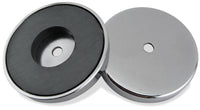 Master Magnetics 07223 3.2 X 0.44 Nickel Heavy Duty Round Base Magnet