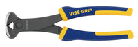 Irwin  Vise-Grip  8 in. Steel  End Cutting Pliers  Blue/Yellow  1 pk