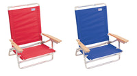 Rio Brands 5 position Beach Chair (Pack of 4)