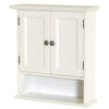 Zenith 24 in. H X 21.25 in. W X 6.75 in. D White Wood Wall Cabinet