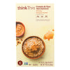 Think! Thin Protein and Fiber Oatmeal - Honey Peanut Butter - Case of 6 - 6/1.76oz