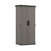 Suncast 2 ft. x 2 ft. Plastic Vertical Storage Shed with Floor Kit