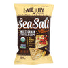 Late July Snacks Organic Multigrain Snack Chips - Sea Salt - Case of 12 - 6 oz.