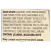 Sahale Tangerine Vanilla Cashew Macadamia Glazed Mix  - Case of 9 - 1.5 OZ