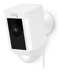 Ring White Plastic 110 dB Plug-in Outdoor Wi-Fi Security Camera 5 H x 2.75 W x 2.7 D in.