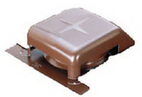 Air Vent 4.2 in. H x 14 in. W x 16.7 in. L x 8 in. Dia. Brown Galvanized Roof Vent (Pack of 9)