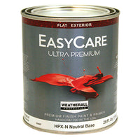 Ultra Premium Exterior Latex Paint, Flat Neutral Base, 1-Qt. (Pack of 4)