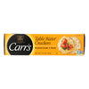 Carr's Table Water Crackers With Roasted Garlic and Herb - Case of 12 - 4.25 oz.