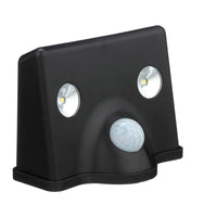 Westek Motion-Sensing Battery Powered LED Black Security Light