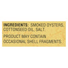 Reese Oysters - Smoked - Petite - Case of 10 - 3.7 oz