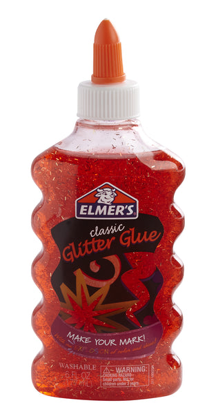 Elmers Glitter Glue, Classic, School Supplies