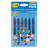 Crayola Paw Patrol Assorted Color Crayons and Activity Sheets 46 pk