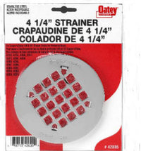 Oatey 42005 4-1/4" Stainless Steel Universal Snap-Tite Shower Strainer