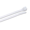 Calterm 8 in. L White Cable Tie 17 pk