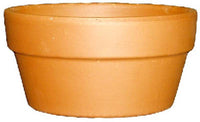 Terra Cotta Bulb Pan Pot, 8-In. (Pack of 12)