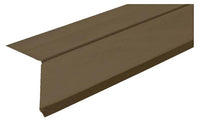 Amerimax C Shape Steel Drip Edge Flashing 0.018 " Galvanized Brown 1.5 " X 1.5 " X 10 '