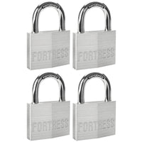 Master Lock Fortress 5.56 in. H X 1-1/2 in. W Aluminum 4-Pin Cylinder Padlock Keyed Alike