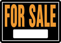 Hy-Ko English For Sale Sign Aluminum 9.25 in. H x 14 in. W (Pack of 12)