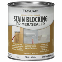 Stain-Blocking Primer Sealer, Oil-Base, White, 1-Qt. (Pack of 4)