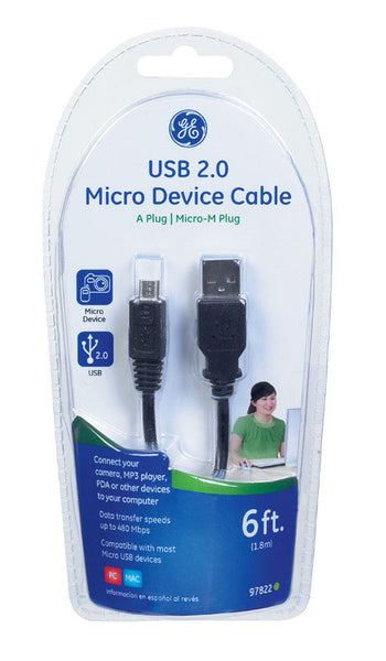 Cable Micro Usb 6Ft 34465 Ge - Maxi Palí