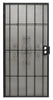 Precision 81-3/4 in. H X 30 in. W Regal Black Steel Security Door