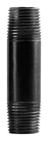 Pipe Decor  3/8 in. FIP   x 8 in. L Black  Steel  Pipe Decor Connector (Pack of 12).