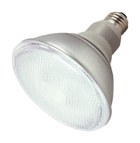 Satco  23 watt PAR38  4.75 in. Dia. x 5.06 in. L CFL Bulb  Warm White  Floodlight  2700 K 1 pk