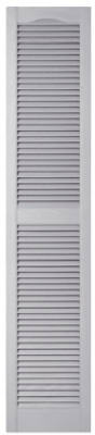 15 x 72-In. Paintable Louvered Shutters, Pair