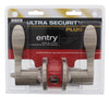 Ultra Security Plus Lexington Satin Nickel Entry Lever KW1 1-3/4 in.