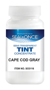 Seal-Once Cape Cod Gray Stain Tint 16 oz (Pack of 4)